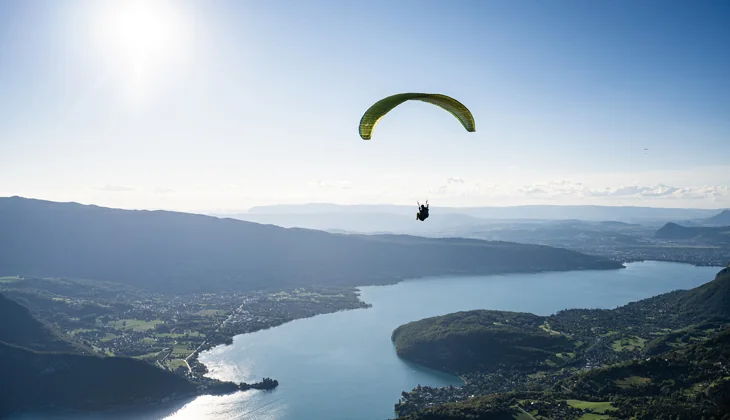 Photographie de Décollage des parapentes — Col de la Forclaz