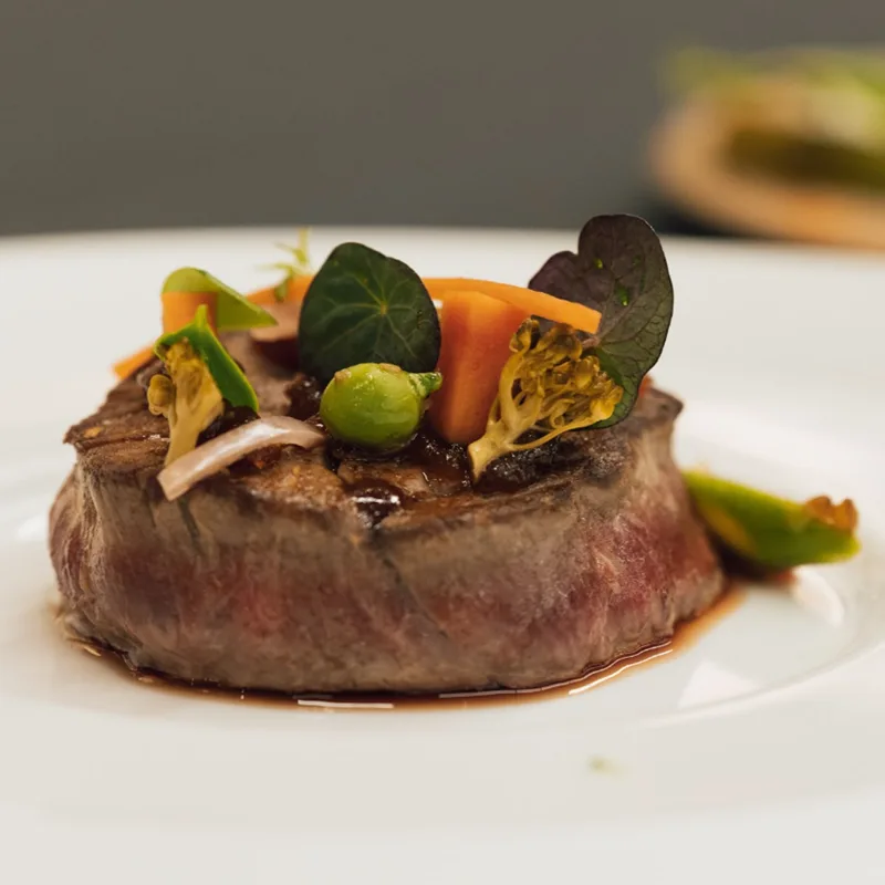 Auberge du Pelloux - Restaurant/Traiteur — Assiette dressée