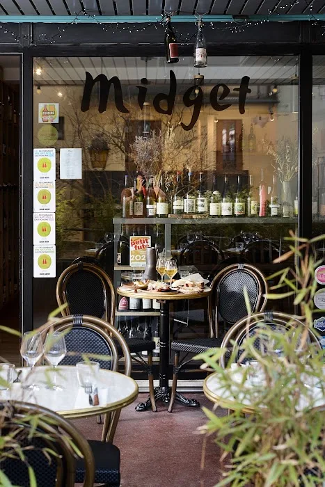Midget Bar à vins & Cave — Façade et entrée